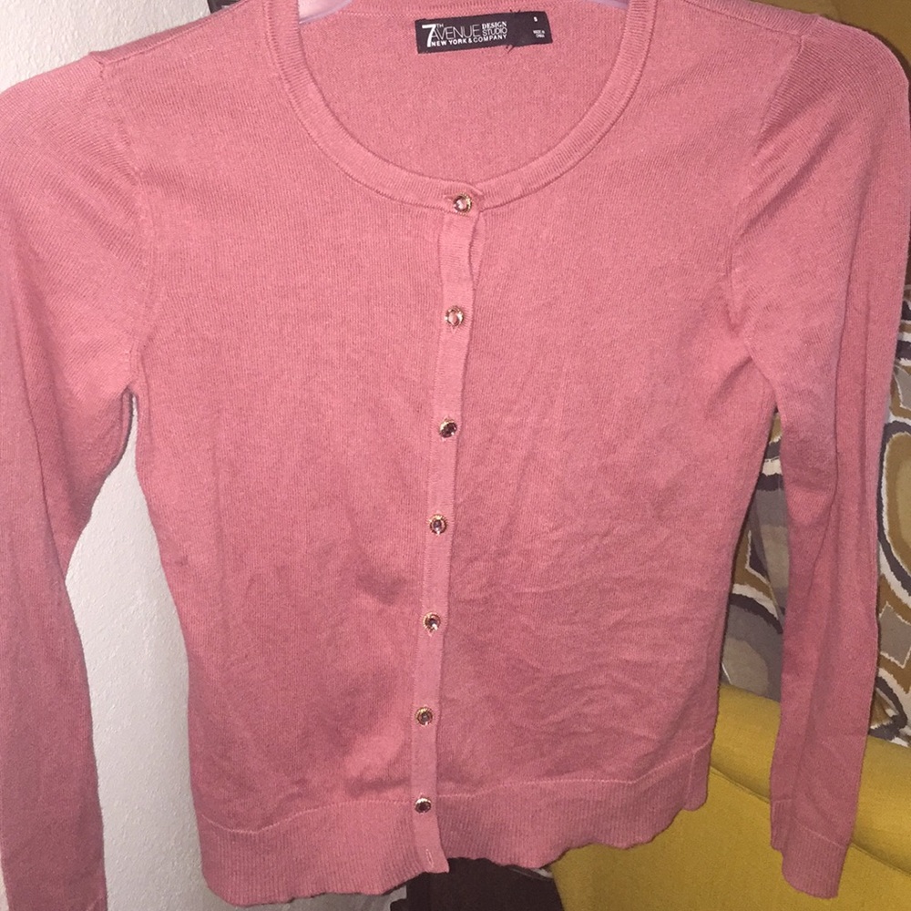 Pink cardigan
